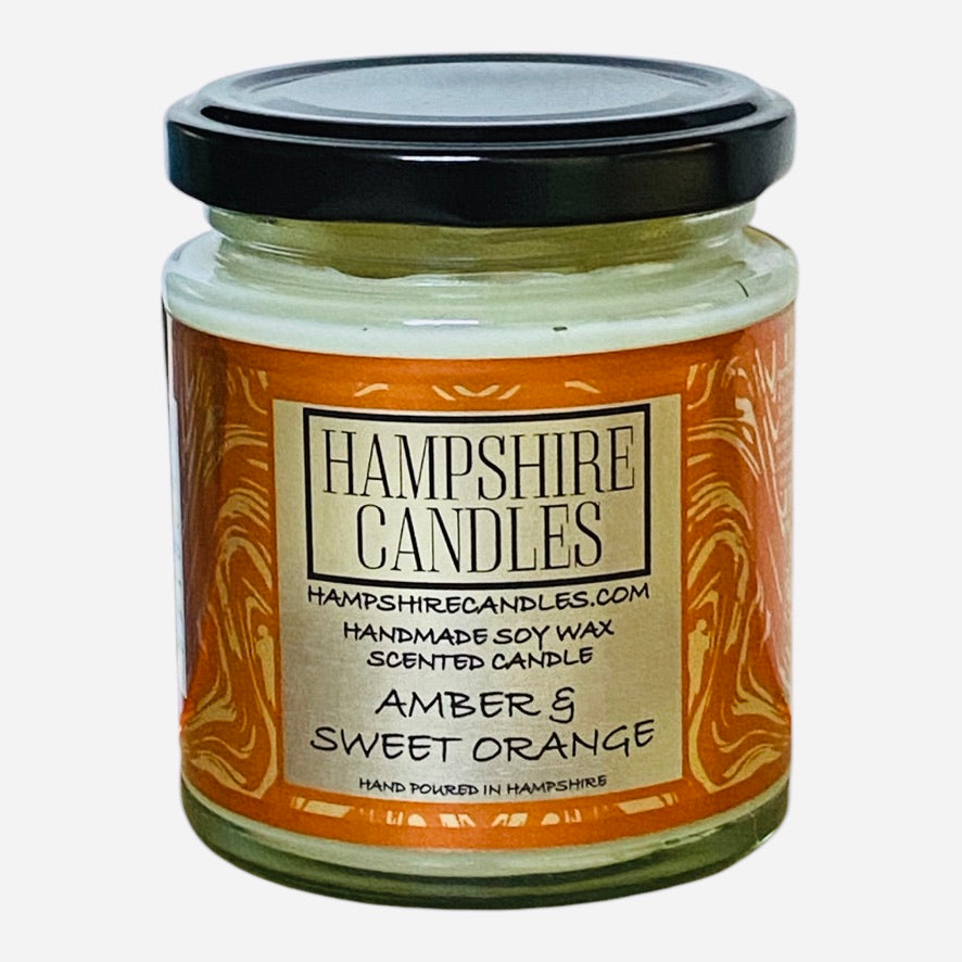 Amber and Sweet Orange Wholesale Jar Candle (Pack of Four)