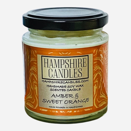 Amber and Sweet Orange Wholesale Jar Candle (Pack of Four)