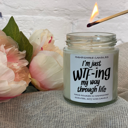 WTF-Ing Through Life Jar Candle