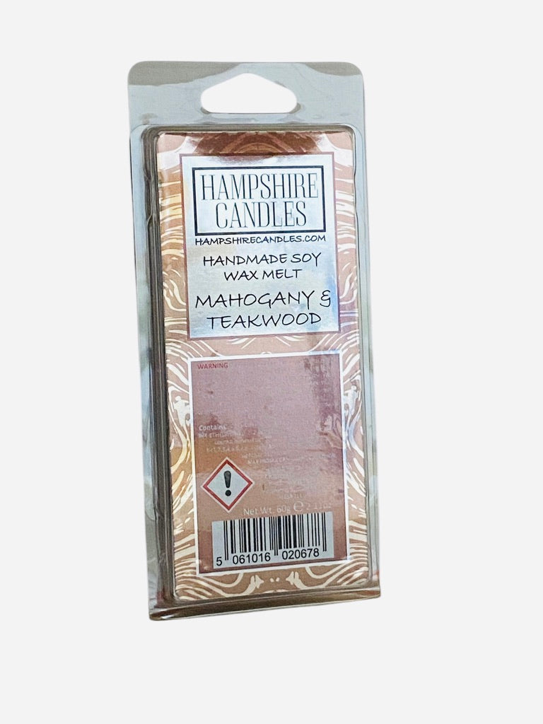 Mahogany and Teakwood Wholesale Wax Melts (Pack of Twelve)