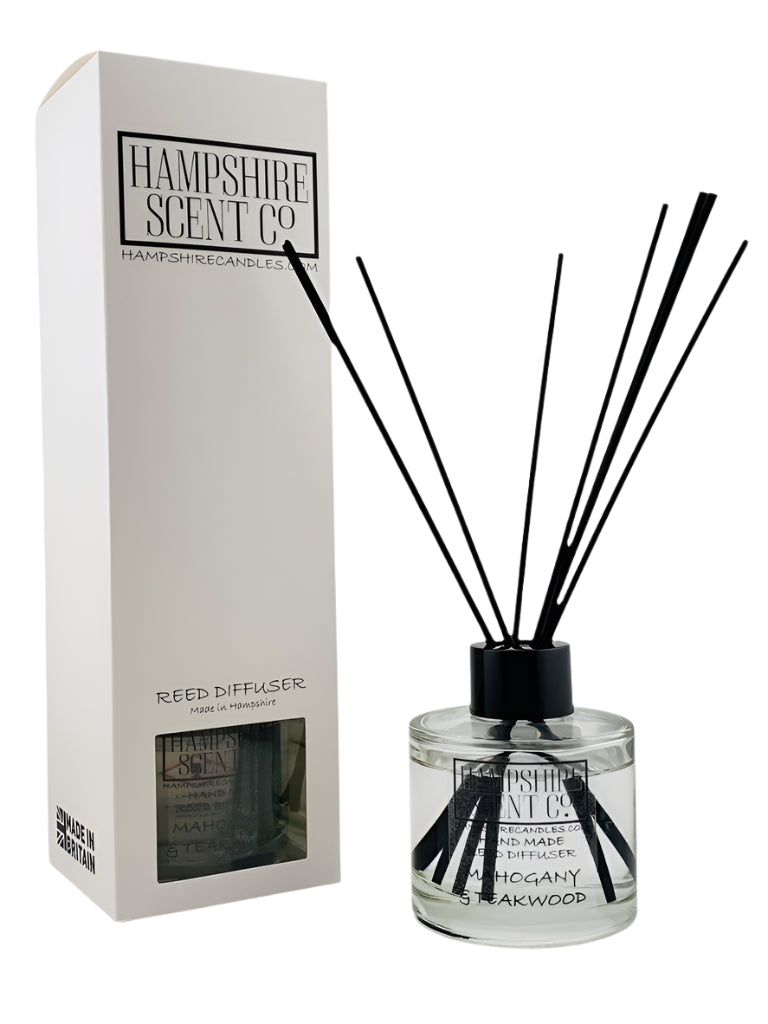 Mahogany and Teakwood Wholesale Reed Diffuser 100ml (Pack of Four)