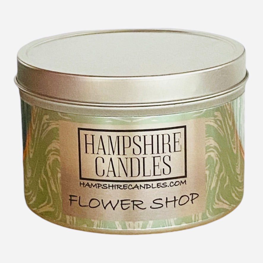 Flower Shop Tin Candle (Pack of Four)