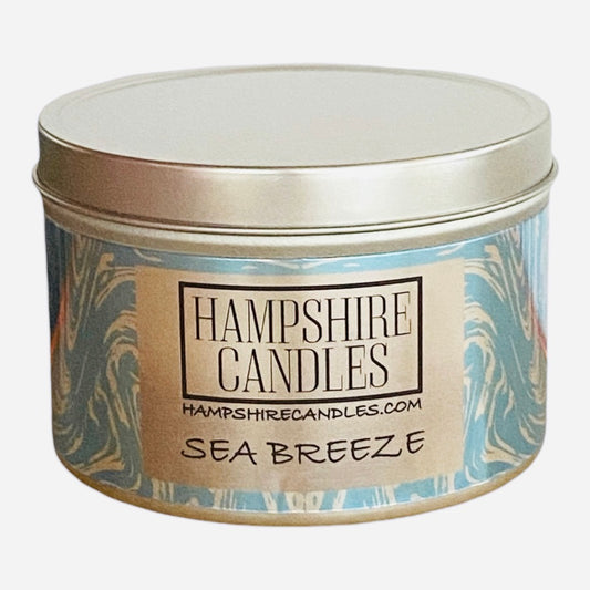 Sea Breeze Tin Candle (Pack of Four)