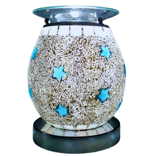 Blue Star Mosaic Electric Wax Melt Burner