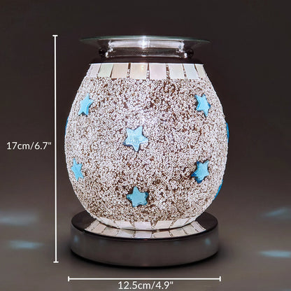 Blue Star Mosaic Electric Wax Melt Burner