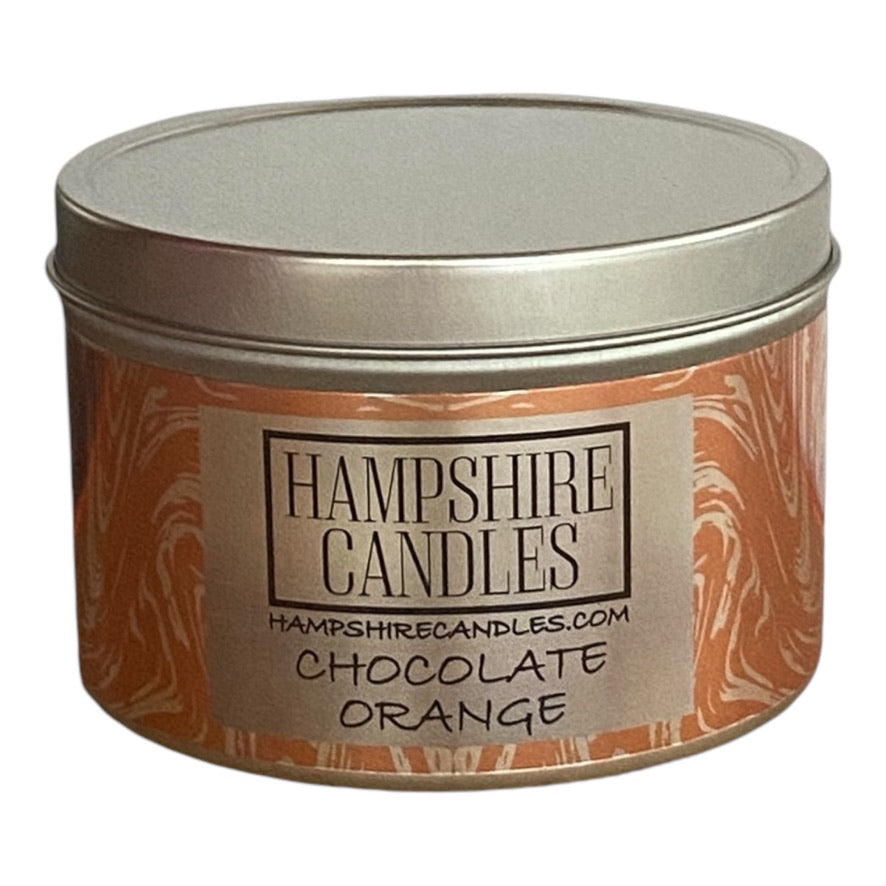 Chocolate Orange Scented Tin Candle