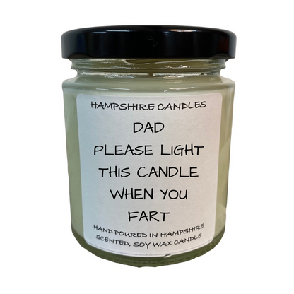 Light When “Name” Farts Scented Candle | Funny Candles