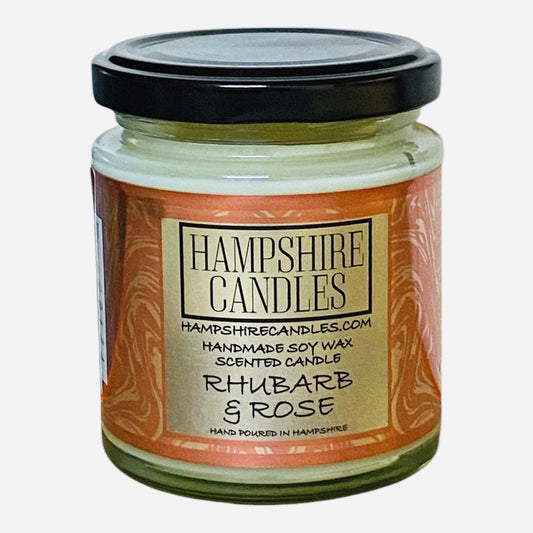 Rhubarb and Rose Wholesale Jar Candle (Pack of Four)