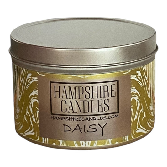 Daisy Scented Tin Candle