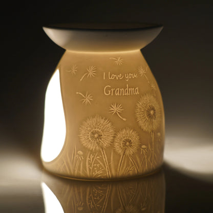 I Love You Grandma Tealight Wax Melt Burner