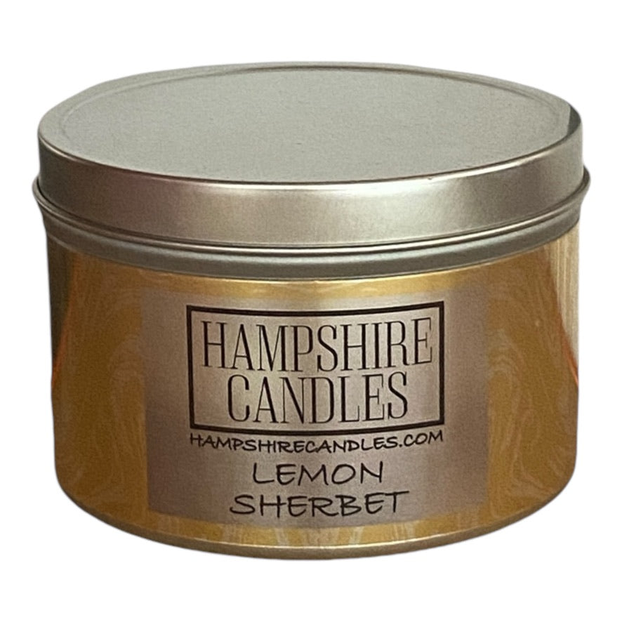 Lemon Sherbet Scented Tin Candle