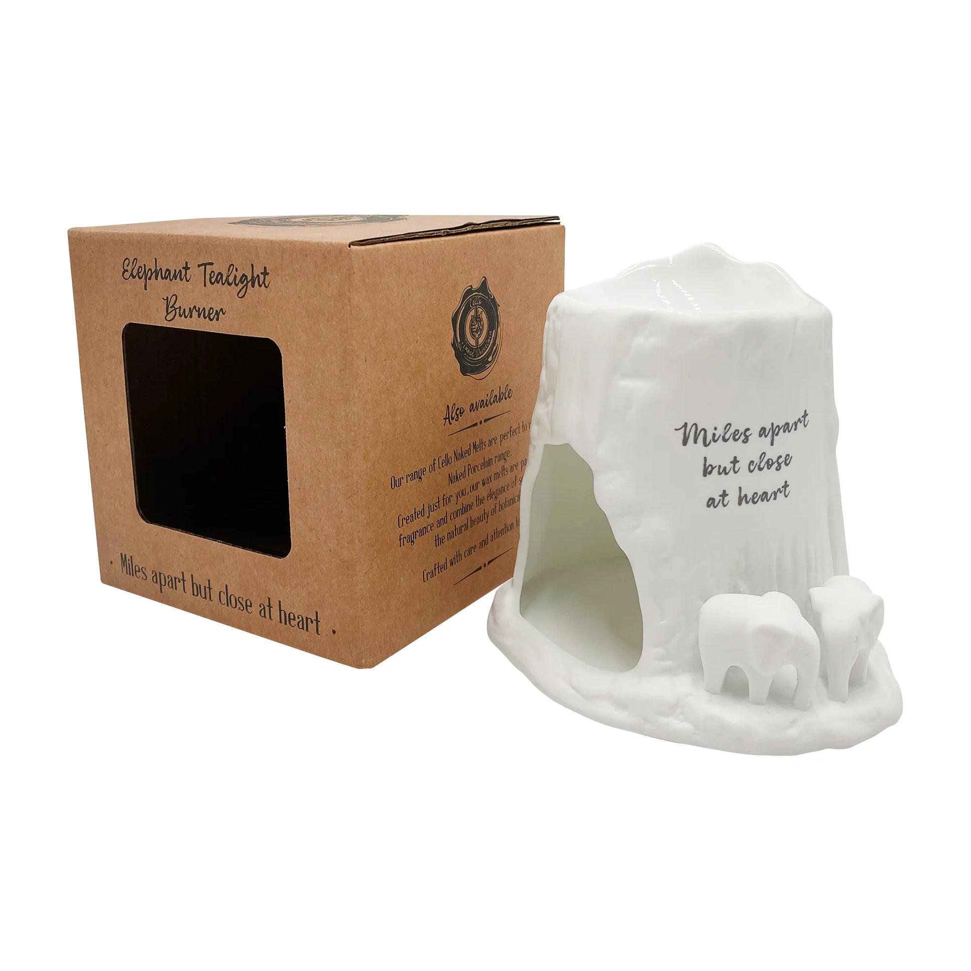 Miles Apart But Close At Heart Tealight Wax Melt Burner