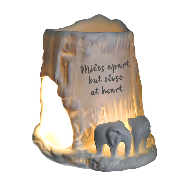 Miles Apart But Close At Heart Tealight Wax Melt Burner