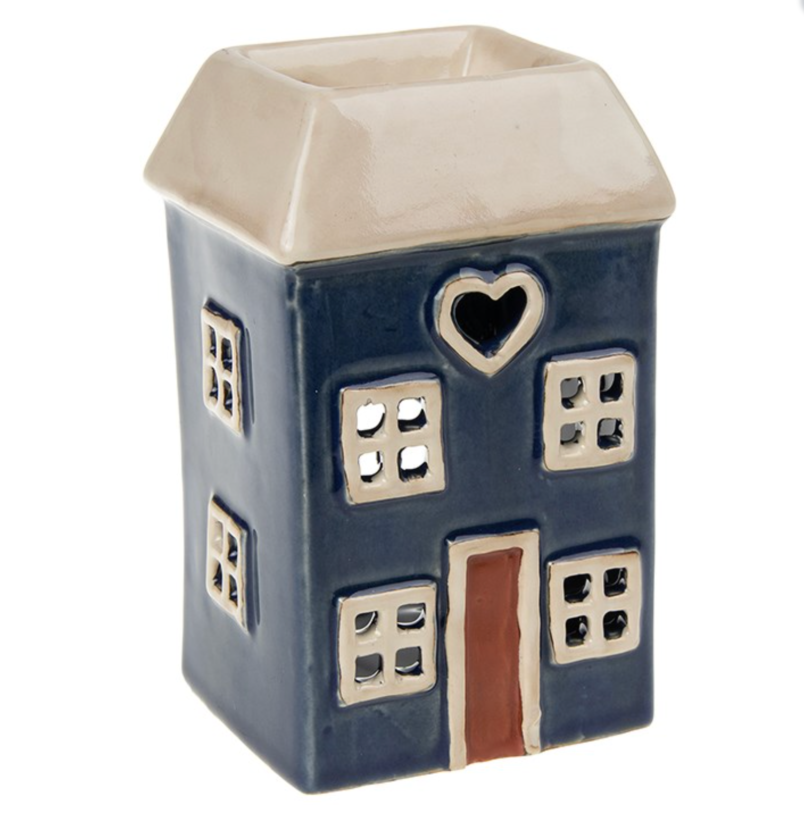 Navy Square House Wax Melt Burner&nbsp;